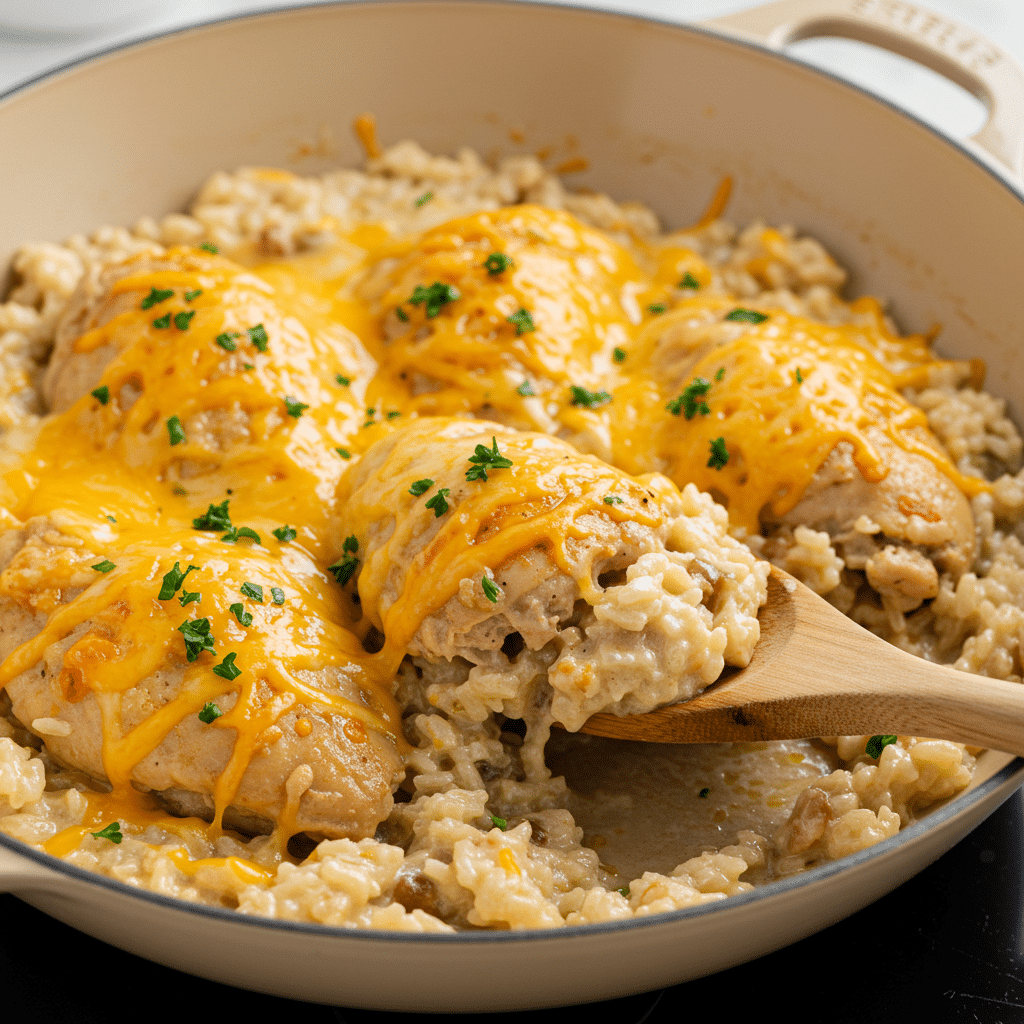 Creamy One-Pot Chicken & Rice 2 Creamy One-Pot Chicken & Rice