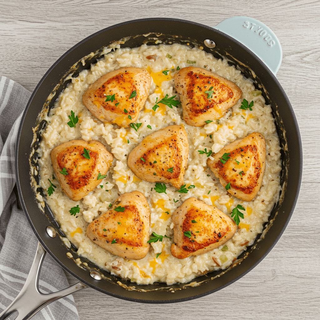 Creamy One-Pot Chicken & Rice