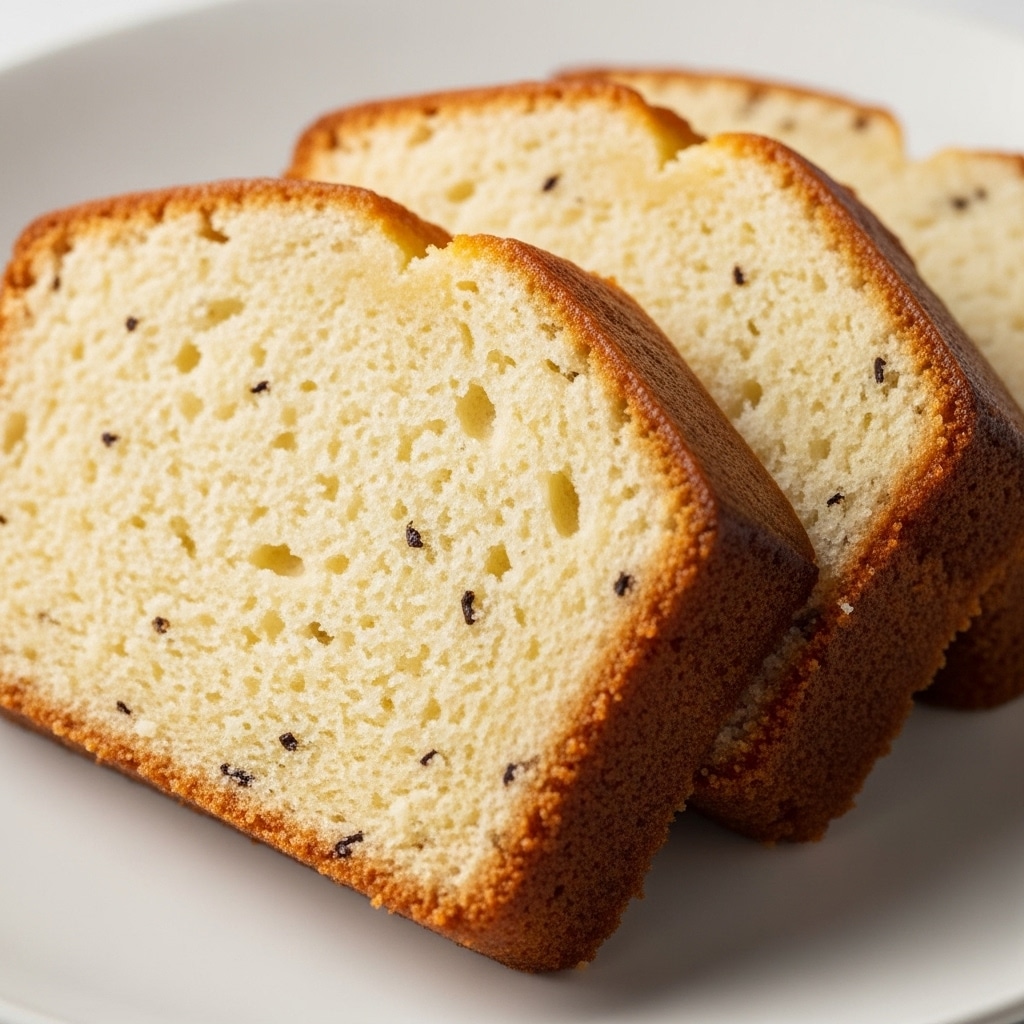 Moist Vanilla Pound Cake