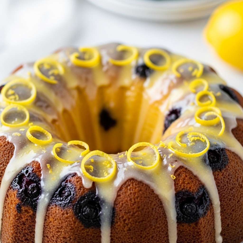 Blueberry Lemon Bundt Cake