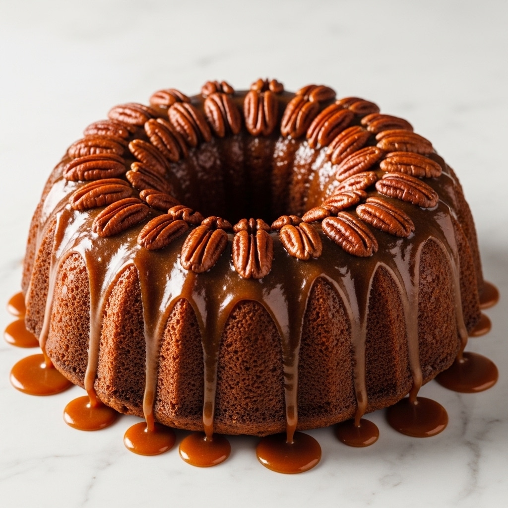 Upside Down Pecan Bundt Cake