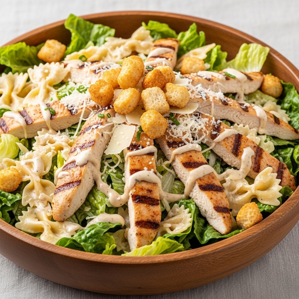 Chicken Caesar Pasta Salad