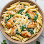 One-Pot Garlic Parmesan Chicken Pasta