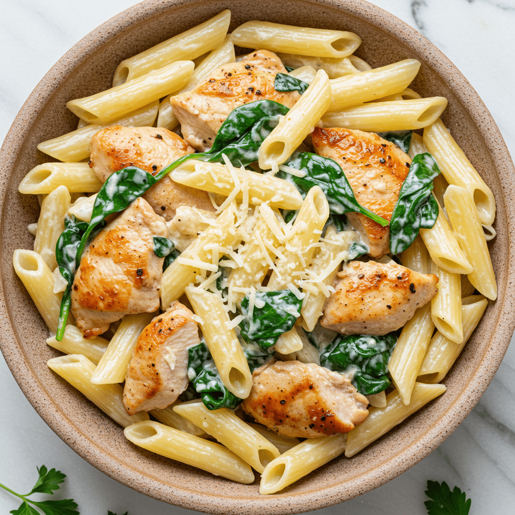 One-Pot Garlic Parmesan Chicken Pasta