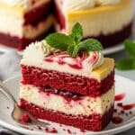 Red Velvet Cheesecake Cake
