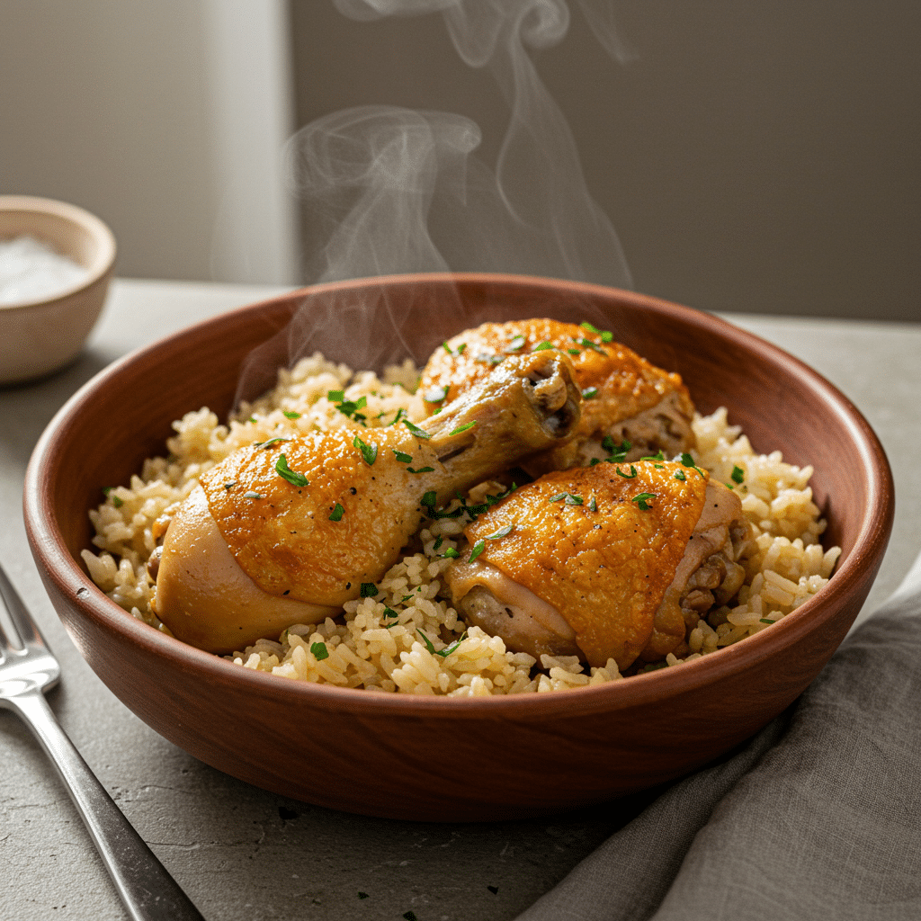 Simple Chicken and Rice One Pot Meal