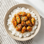 Soy Garlic Chicken & White Rice