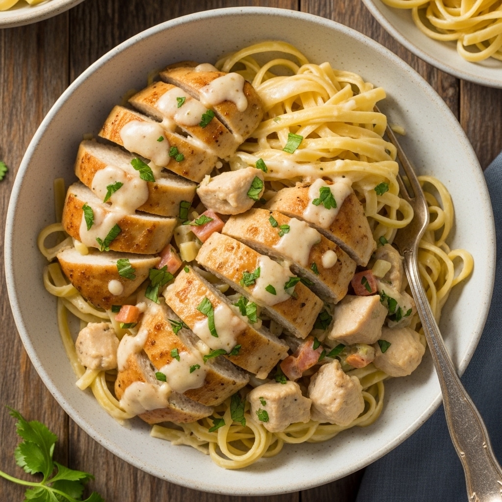Easy Chicken Alfredo Pasta: Classic Comfort Food 2 chicken alfredo pasta 1