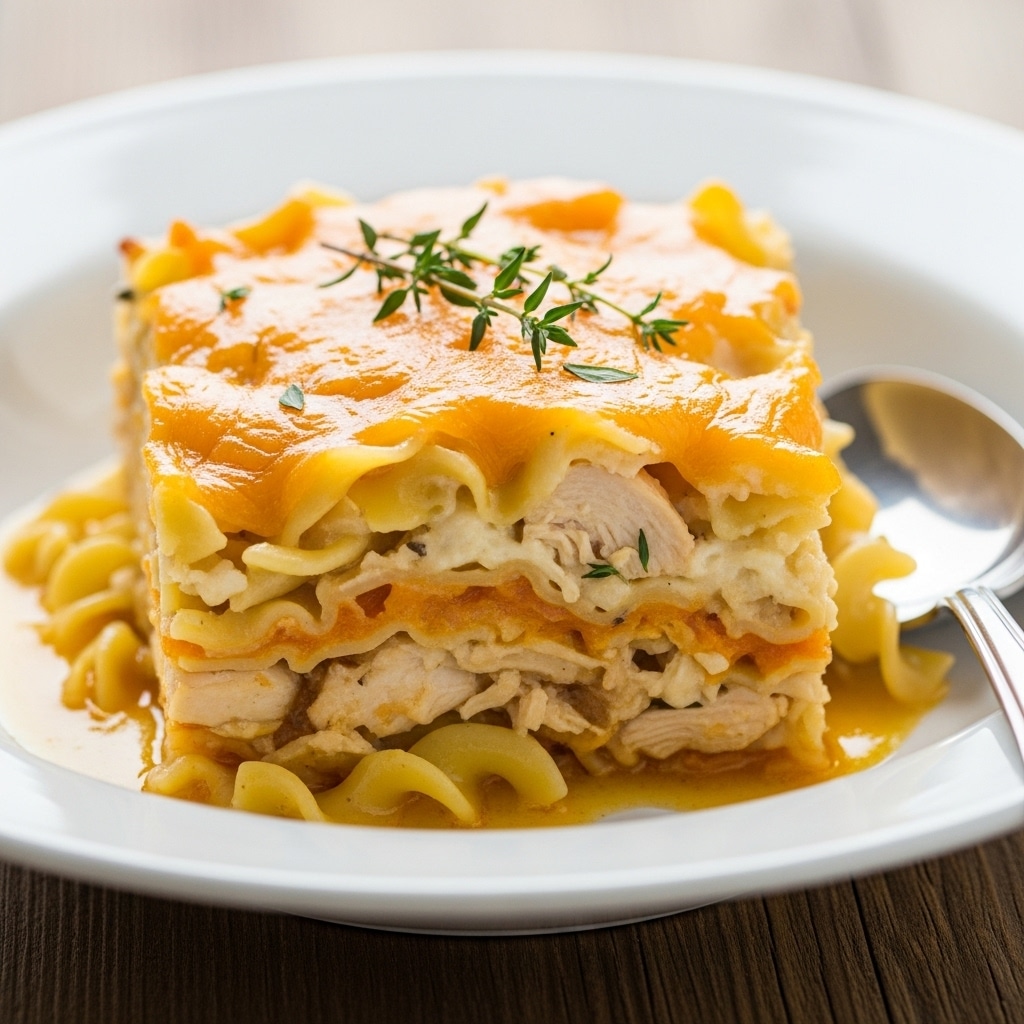 chicken noodle casserole 2