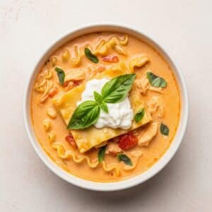 creamy chicken lasagna soup cozy comfort food dinner 1