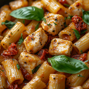 Decadent Creamy Chicken & Bacon Pasta Recipe 2 u9124544528 clickworthy 8k resolution no blur. A gourmet clos 69cf7a1e 040d 4026 9066 11da94c6557d 3